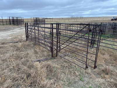 Quantity of (2) 14 ft Gate 20 ft Livestock Panel