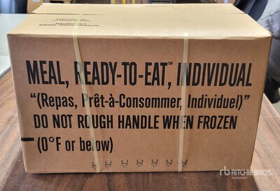 (8) Cases of Genuine U.S. G.I. Military MRE'S (Meals ready to Eat) 01/26