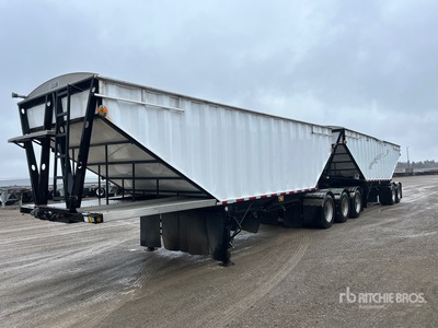 2017 Berg GT328 28 ft Super B-Train Lead Grain Trailer