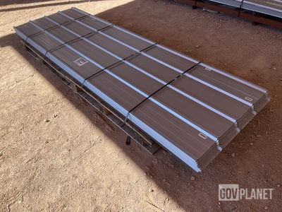 (100) Piece Lot of 10' Long Corrugated Steel Panels