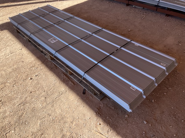 (100) Piece Lot of 10' Long Corrugated Steel Panels