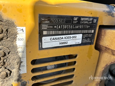 2019 Cat 303.5E2CR Mini Excavator