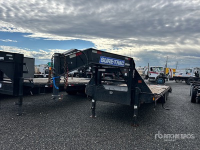 2018 Sure-Trac ST102205LPD02A-GN225 25 ft T/A Gooseneck Equipment Trailer