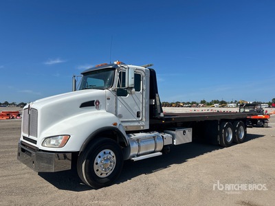 2015 Kenworth T400 6x4 شاحنة سحب مسطحة
