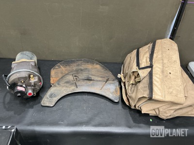 (1) Fitted Cover, (1) Air Brake Evaporator, (1) Parts Kit & Assorted Items