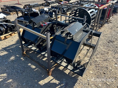 GIYI X-HWG72 72 in Skeleton Skid Steer Grapple Bucket (Unused)