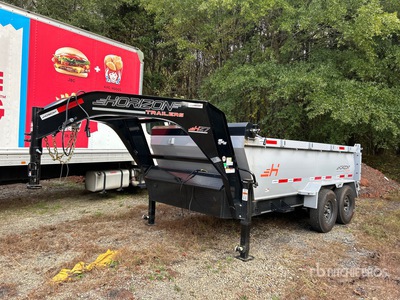 2024 Horizon 14' Gooseneck 14 ft T/A Gooseneck Dump Utility Trailer