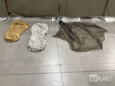 (4) Insect Net Protectors, (3) Sleeping Bags & (45) Bivy Covers