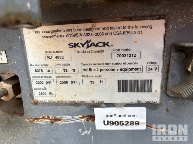 ELEVADOR TIJERA 2014 SKYJACK SJIII4632