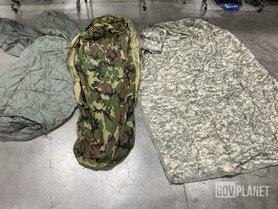 (1) Bivy Cover, (11) Sleeping Bags & Assorted Items