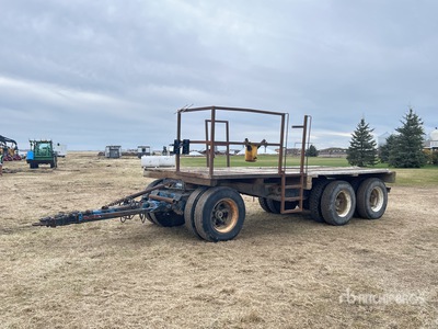 1994 Custom Built 20 ft 3/Axle Flatbed Trailer