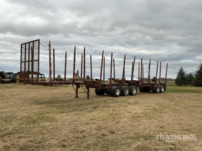 1999 Lornes Tri/A Super B-Train Lead Short Wood Przyczepa do kłód