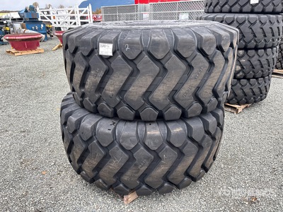 Quantity of (2) Bedrock 29.5x25 Tires (Unused)