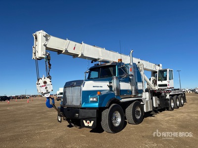 QMC 8470S 40 ton Straight Boom on 2005 Western Star 4900 10x6 Boom Truck