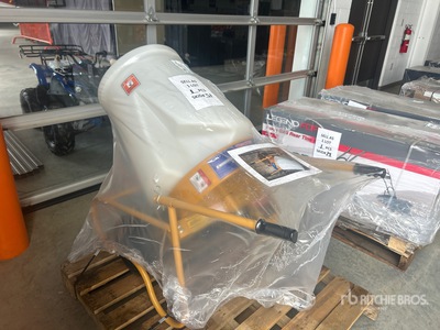 Westward Wheelbarrow 3.5 CU FT Portable Concrete Mixer