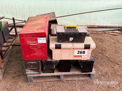 Quantity of (13) Assorted Tool Boxes