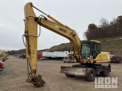 2004 Komatsu PW200-7 Pelle hydraulique sur roues