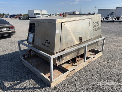 2006 Sullair 375DPQCAT Skid-Mounted Air Compressor (Inoperable)