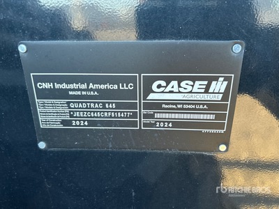 2024 Case IH Steiger 645 Quadtrac Track Tractor