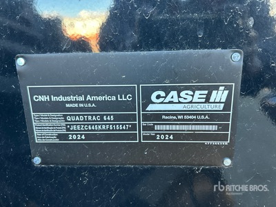 2024 Case IH Steiger 645 Quadtrac Track Tractor