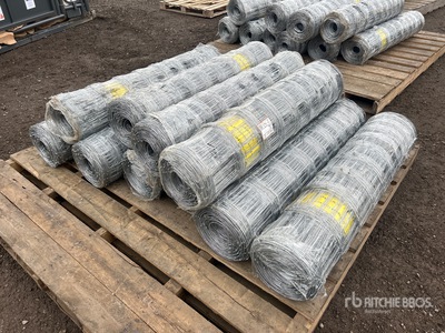 Quantity of (10) 2024 BYT FFC762 330 ft x 4 ft Galvanized Farm Staccionata (Unused)