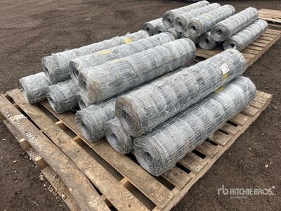 Quantity of (10) 2024 BYT FFC762 330 ft x 4 ft Galvanized Farm Staccionata (Unused)