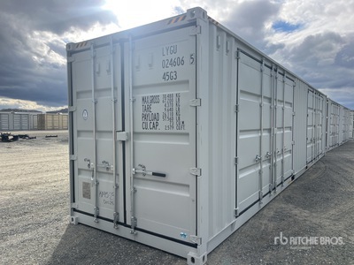 2025 40 ft High Cube Multi-Door Storage Container