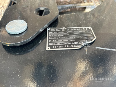 2025 GIYI GY-CLG72 Skid Steer Grapple (Unused)