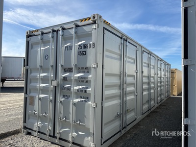 2025 40 ft High Cube Multi-Door Storage Container