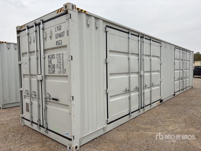 2025 40 ft High Cube Multi-Door Storage Container
