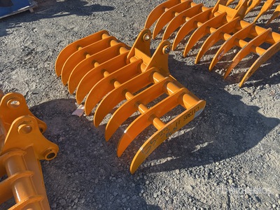 2025 GIYI 44 in Fit to cat 305 Excavator Rake (Unused)