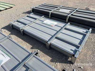 Quantity of (100) 2025 KJ K0307 7 ft Galvalume Corrugated Tin (Unused)