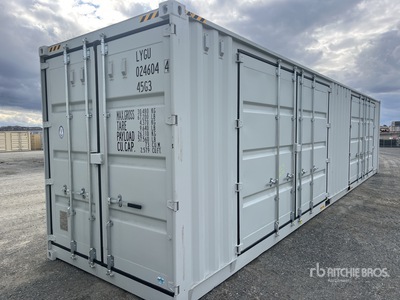 2025 40 ft High Cube Multi-Door Storage Container
