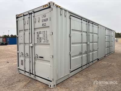 2025 40 ft High Cube Multi-Door Storage Container