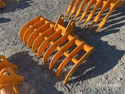 2025 GIYI 44 in Fit to cat 305 Excavator Rake (Unused)