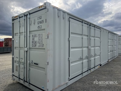 2025 40 ft High Cube Multi-Door Storage Container