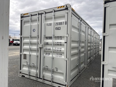 2025 40 ft High Cube Multi-Door Storage Container