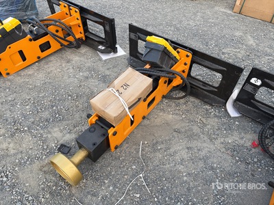 2025 GIYI GY-D680 Skid Steer Post Driver (Unused)