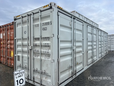 2025 40 ft High Cube Multi-Door Storage Container