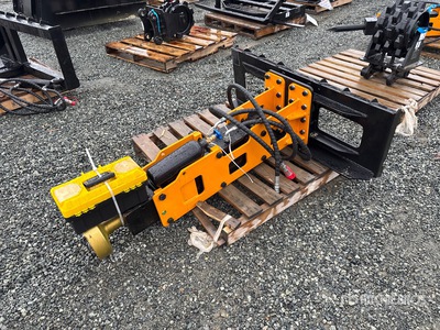 2025 GIYI GY-D680 Skid Steer Post Driver (Unused)