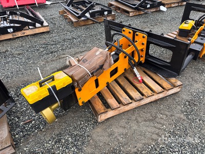 2025 GIYI GY-D680 Skid Steer Post Driver (Unused)