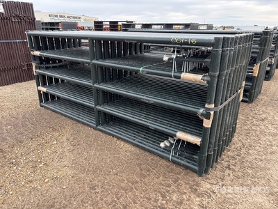 Quantity of (16) 2024 BYT RG10 9 ft 6 in x 4 ft Magnum Livestock Gate (Unused)