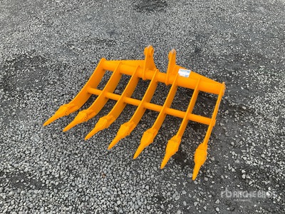 2025 GIYI 44 in Excavator Rake - Fits Cat 305 (Unused)