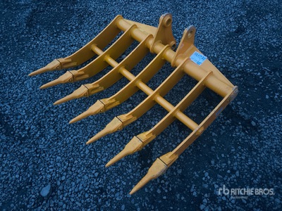 2025 GIYI 44 in Excavator Rake - Fits Cat 305 (Unused)