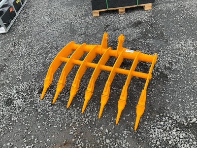 2025 GIYI 44 in Excavator Rake - Fits Cat 305 (Unused)