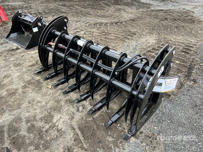 2025 GIYI GY-CLG72 72 in Skid Steer Grapple (Unused)