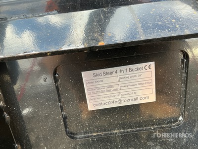 2025 GIYI GY-XKH39 Mini bucket Skid Steer Bucket (Unused)