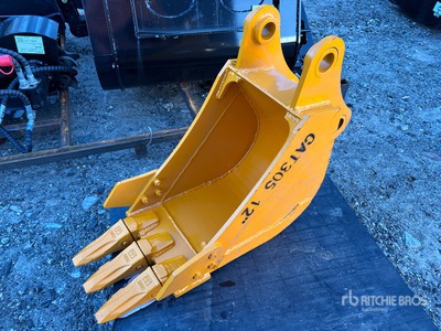 2025 GIYI GY-BK 12 in Digging Excavator Bucket - Fits Cat 305 (Unused)