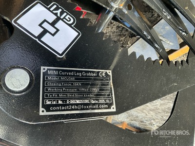 2025 GIYI GY-MCLG60 Garfio para minicargadora (Unused)