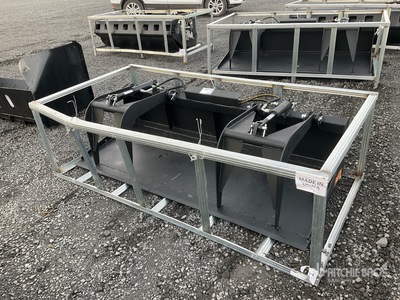 2025 PABREAK GB232 84 in Skid Steer Grapple Bucket (Unused)